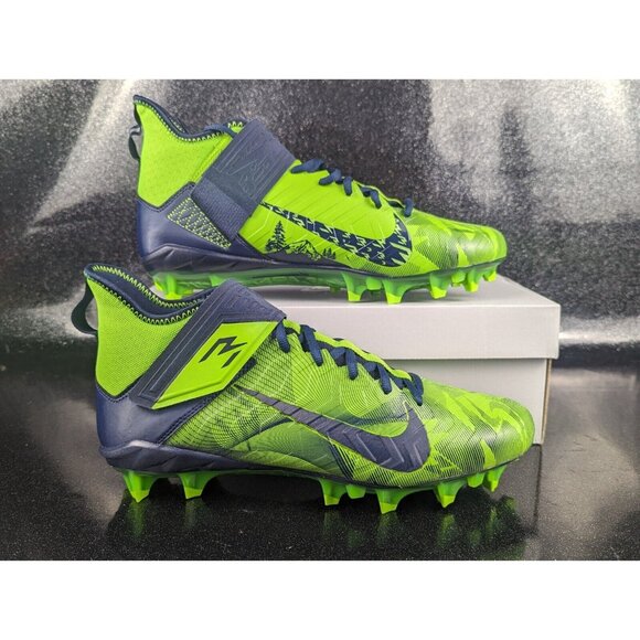 Nike Alpha Menace Pro 2 Mid RW Russell Wilson Football Cleat Men's Size11.5 New - Picture 1 of 8